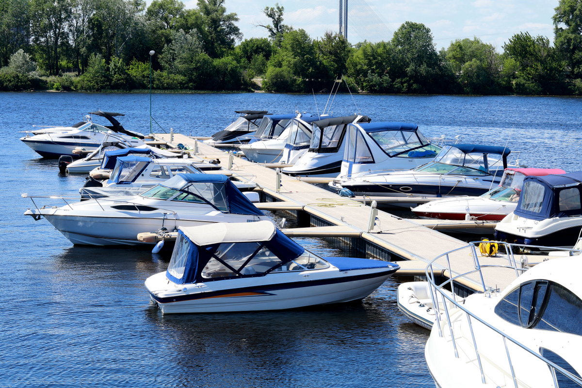 Docked boat