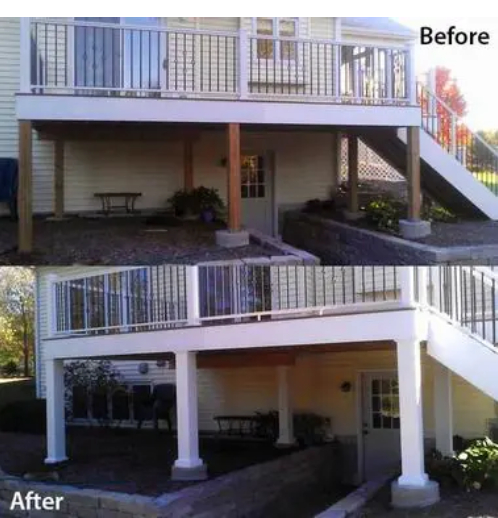 aluminum post wrap