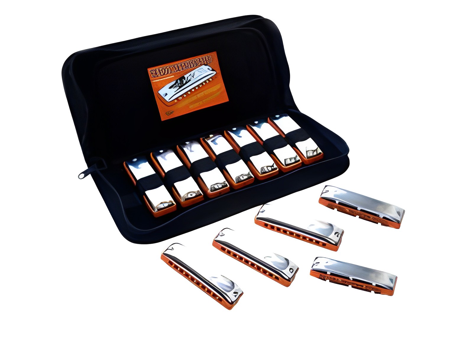 diatonic harmonica set